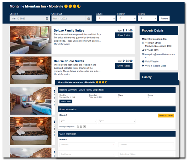 Book Accommodation Online and Save at Montville Mountain Inn
